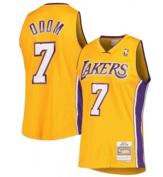 Men Lamar Odom #7 Los Angeles Lakers Yellow NBA Jerseys Men Lamar Odom #7 Los Angeles Lakers Yellow NBA Jerseys