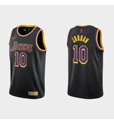 Men Los Angeles Lakers 10 Deandre Jordan Black Stitched Jersey Men Los Angeles Lakers 10 Deandre Jordan Black Stitched Jersey