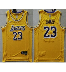 Men Los Angeles Lakers 23 LeBron James 75th Anniversary Diamond Gold 2021 Stitched Jersey Men Los Angeles Lakers 23 LeBron James 75th Anniversary Diamond Gold 2021 Stitched Jersey