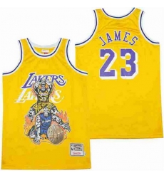 Men Los Angeles Lakers 23 LeBron James skeleton Stitched Jersey Men Los Angeles Lakers 23 LeBron James skeleton Stitched Jersey