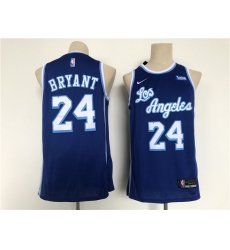 Men Los Angeles Lakers 24 Bryant Blue Throwback 2021 Nike NBA Jersey Men Los Angeles Lakers 24 Bryant Blue Throwback 2021 Nike NBA Jersey