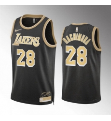 Men Los Angeles Lakers 28 Rui Hachimura Black 2024 Select Series Stitched Basketball Jersey Men Los Angeles Lakers 28 Rui Hachimura Black 2024 Select Series Stitched Basketball Jersey