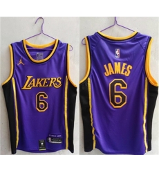 Men Los Angeles Lakers 6 LeBron James Purple Stitched Basketball Jersey Men Los Angeles Lakers 6 LeBron James Purple Stitched Basketball Jersey
