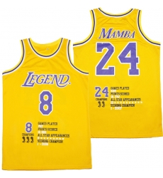 Men Los Angeles Lakers 8 26 24 Kobe Bryant Yellow Swingman Fashion Jersey Men Los Angeles Lakers 8 26 24 Kobe Bryant Yellow Swingman Fashion Jersey