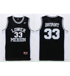 Men Nike Los Angeles Lakers 33 Kobe Bryant Authentic Black Lower Merion Aces High School NBA Jersey Men Nike Los Angeles Lakers 33 Kobe Bryant Authentic Black Lower Merion Aces High School NBA Jersey