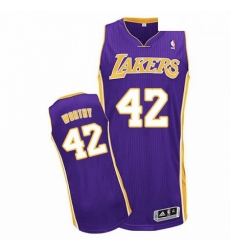 Mens Adidas Los Angeles Lakers 42 James Worthy Authentic Purple Road NBA Jersey Mens Adidas Los Angeles Lakers 42 James Worthy Authentic Purple Road NBA Jersey
