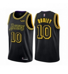 Mens Los Angeles Lakers 10 Jared Dudley Authentic Black City Edition Basketball Jersey Mens Los Angeles Lakers 10 Jared Dudley Authentic Black City Edition Basketball Jersey