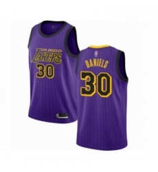 Mens Los Angeles Lakers 30 Troy Daniels Authentic Purple Basketball Jersey City Edition Mens Los Angeles Lakers 30 Troy Daniels Authentic Purple Basketball Jersey City Edition