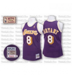 Mens Mitchell and Ness Los Angeles Lakers 8 Kobe Bryant Swingman Purple Throwback NBA Jersey Mens Mitchell and Ness Los Angeles Lakers 8 Kobe Bryant Swingman Purple Throwback NBA Jersey