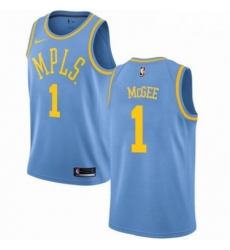 Mens Nike Los Angeles Lakers 1 JaVale McGee Authentic Blue Hardwood Classics NBA Jersey Mens Nike Los Angeles Lakers 1 JaVale McGee Authentic Blue Hardwood Classics NBA Jersey