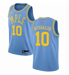 Mens Nike Los Angeles Lakers 10 Sviatoslav Mykhailiuk Swingman Blue Hardwood Classics NBA Jersey Mens Nike Los Angeles Lakers 10 Sviatoslav Mykhailiuk Swingman Blue Hardwood Classics NBA Jersey