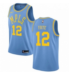 Mens Nike Los Angeles Lakers 12 Channing Frye Swingman Blue Hardwood Classics NBA Jersey Mens Nike Los Angeles Lakers 12 Channing Frye Swingman Blue Hardwood Classics NBA Jersey