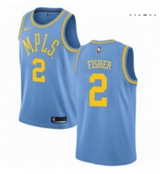 Mens Nike Los Angeles Lakers 2 Derek Fisher Swingman Blue Hardwood Classics NBA Jersey Mens Nike Los Angeles Lakers 2 Derek Fisher Swingman Blue Hardwood Classics NBA Jersey