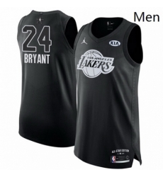 Mens Nike Los Angeles Lakers 24 Kobe Bryant Authentic Black 2018 All Star Game NBA Jersey Mens Nike Los Angeles Lakers 24 Kobe Bryant Authentic Black 2018 All Star Game NBA Jersey