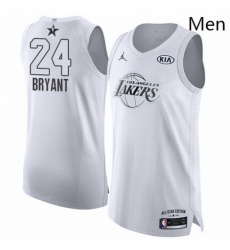 Mens Nike Los Angeles Lakers 24 Kobe Bryant Authentic White 2018 All Star Game NBA Jersey Mens Nike Los Angeles Lakers 24 Kobe Bryant Authentic White 2018 All Star Game NBA Jersey
