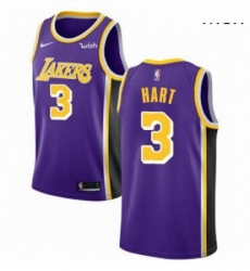Mens Nike Los Angeles Lakers 3 Josh Hart Swingman Purple NBA Jersey Statement Edition Mens Nike Los Angeles Lakers 3 Josh Hart Swingman Purple NBA Jersey Statement Edition