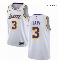 Mens Nike Los Angeles Lakers 3 Josh Hart Swingman White NBA Jersey Association Edition Mens Nike Los Angeles Lakers 3 Josh Hart Swingman White NBA Jersey Association Edition