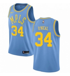 Mens Nike Los Angeles Lakers 34 Shaquille ONeal Swingman Blue Hardwood Classics NBA Jersey Mens Nike Los Angeles Lakers 34 Shaquille ONeal Swingman Blue Hardwood Classics NBA Jersey