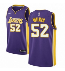 Mens Nike Los Angeles Lakers 52 Jamaal Wilkes Swingman Purple NBA Jersey Statement Edition Mens Nike Los Angeles Lakers 52 Jamaal Wilkes Swingman Purple NBA Jersey Statement Edition