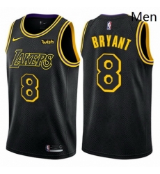 Mens Nike Los Angeles Lakers 8 Kobe Bryant Swingman Black City Edition NBA Jersey Mens Nike Los Angeles Lakers 8 Kobe Bryant Swingman Black City Edition NBA Jersey