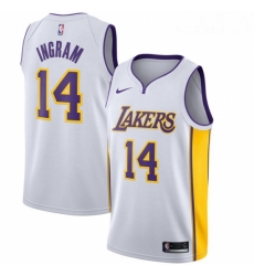 Youth Nike Los Angeles Lakers 14 Brandon Ingram Swingman White NBA Jersey Association Edition Youth Nike Los Angeles Lakers 14 Brandon Ingram Swingman White NBA Jersey Association Edition