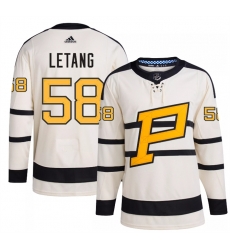 Men Pittsburgh Penguins 58 Kris Letang Cream 2023 Winter Classic Stitched Jersey Men Pittsburgh Penguins 58 Kris Letang Cream 2023 Winter Classic Stitched Jersey