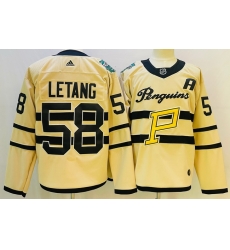 Men Pittsburgh Penguins 58 Kris Letang White 2022 23 Reverse Retro Stitched NHL Jersey Men Pittsburgh Penguins 58 Kris Letang White 2022 23 Reverse Retro Stitched NHL Jersey