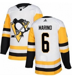 Men Pittsburgh Penguins 6 John Marino White Adidas Jersey Men Pittsburgh Penguins 6 John Marino White Adidas Jersey