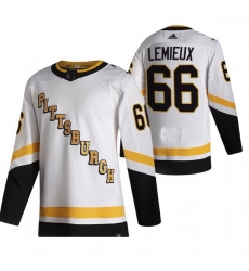 Men Pittsburgh Penguins 66 Mario Lemieux White Adidas 2020 21 Reverse Retro Alternate NHL Jersey Men Pittsburgh Penguins 66 Mario Lemieux White Adidas 2020 21 Reverse Retro Alternate NHL Jersey