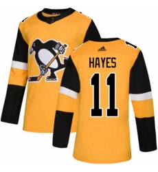 Mens Adidas Pittsburgh Penguins 11 Jimmy Hayes Authentic Gold Alternate NHL Jersey Mens Adidas Pittsburgh Penguins 11 Jimmy Hayes Authentic Gold Alternate NHL Jersey