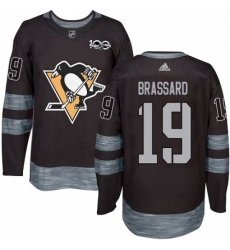 Mens Adidas Pittsburgh Penguins 19 Derick Brassard Authentic Black 1917 2017 100th Anniversary NHL Jersey Mens Adidas Pittsburgh Penguins 19 Derick Brassard Authentic Black 1917 2017 100th Anniversary NHL Jersey