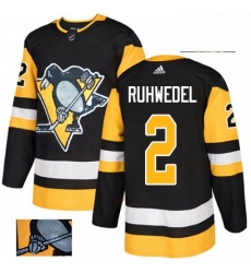 Mens Adidas Pittsburgh Penguins 2 Chad Ruhwedel Authentic Black Fashion Gold NHL Jersey Mens Adidas Pittsburgh Penguins 2 Chad Ruhwedel Authentic Black Fashion Gold NHL Jersey