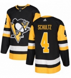 Mens Adidas Pittsburgh Penguins 4 Justin Schultz Premier Black Home NHL Jersey Mens Adidas Pittsburgh Penguins 4 Justin Schultz Premier Black Home NHL Jersey
