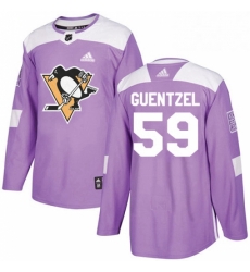 Mens Adidas Pittsburgh Penguins 59 Jake Guentzel Authentic Purple Fights Cancer Practice NHL Jersey Mens Adidas Pittsburgh Penguins 59 Jake Guentzel Authentic Purple Fights Cancer Practice NHL Jersey