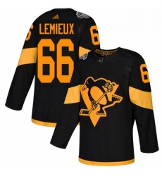 Mens Adidas Pittsburgh Penguins 66 Mario Lemieux Black Authentic 2019 Stadium Series Stitched NHL Jersey Mens Adidas Pittsburgh Penguins 66 Mario Lemieux Black Authentic 2019 Stadium Series Stitched NHL Jersey