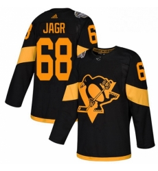 Mens Adidas Pittsburgh Penguins 68 Jaromir Jagr Black Authentic 2019 Stadium Series Stitched NHL Jersey Mens Adidas Pittsburgh Penguins 68 Jaromir Jagr Black Authentic 2019 Stadium Series Stitched NHL Jersey