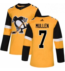 Mens Adidas Pittsburgh Penguins 7 Joe Mullen Premier Gold Alternate NHL Jersey Mens Adidas Pittsburgh Penguins 7 Joe Mullen Premier Gold Alternate NHL Jersey