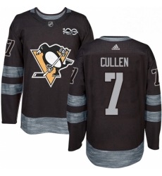 Mens Adidas Pittsburgh Penguins 7 Matt Cullen Authentic Black 1917 2017 100th Anniversary NHL Jersey Mens Adidas Pittsburgh Penguins 7 Matt Cullen Authentic Black 1917 2017 100th Anniversary NHL Jersey