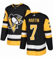 Mens Adidas Pittsburgh Penguins 7 Paul Martin Premier Black Home NHL Jersey Mens Adidas Pittsburgh Penguins 7 Paul Martin Premier Black Home NHL Jersey