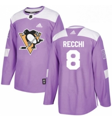 Mens Adidas Pittsburgh Penguins 8 Mark Recchi Authentic Purple Fights Cancer Practice NHL Jersey Mens Adidas Pittsburgh Penguins 8 Mark Recchi Authentic Purple Fights Cancer Practice NHL Jersey