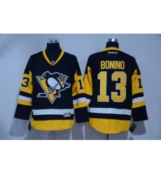 Penguins 13 Nick Bonino Black Reebok Jersey Penguins 13 Nick Bonino Black Reebok Jersey