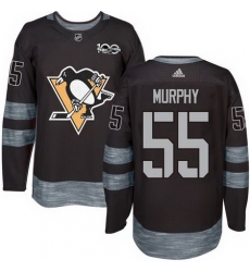 Penguins #55 Larry Murphy Black 1917 2017 100th Anniversary Stitched NHL Jersey Penguins #55 Larry Murphy Black 1917 2017 100th Anniversary Stitched NHL Jersey