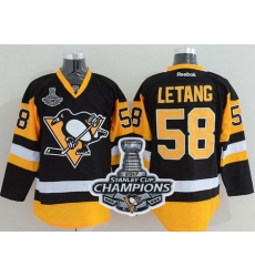 Penguins #58 Kris Letang Black Alternate 2017 Stanley Cup Finals Champions Stitched NHL Jersey Penguins #58 Kris Letang Black Alternate 2017 Stanley Cup Finals Champions Stitched NHL Jersey