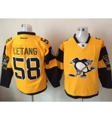 Penguins 58 Kris Letang Gold 2017 Stadium Series Reebok Jersey Penguins 58 Kris Letang Gold 2017 Stadium Series Reebok Jersey