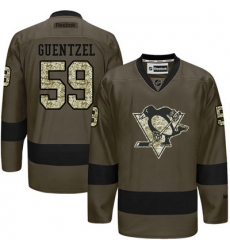 Penguins #59 Jake Guentzel Green Salute to Service Stitched NHL Jersey Penguins #59 Jake Guentzel Green Salute to Service Stitched NHL Jersey