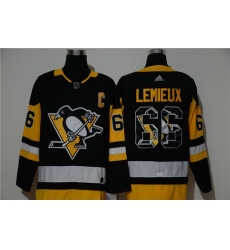 Penguins 66 Mario Lemieux Black Adidas Fashion Jersey Penguins 66 Mario Lemieux Black Adidas Fashion Jersey