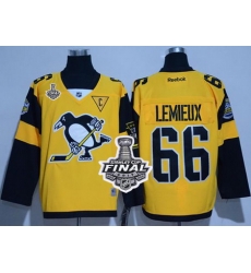 Penguins #66 Mario Lemieux Gold 2017 Stadium Series Stanley Cup Final Patch Stitched NHL Jersey Penguins #66 Mario Lemieux Gold 2017 Stadium Series Stanley Cup Final Patch Stitched NHL Jersey