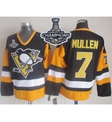 Penguins #7 Joe Mullen Black CCM Throwback 2017 Stanley Cup Finals Champions Stitched NHL Jersey Penguins #7 Joe Mullen Black CCM Throwback 2017 Stanley Cup Finals Champions Stitched NHL Jersey