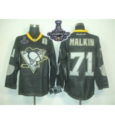 Penguins #71 Evgeni Malkin Black Ice 2017 Stanley Cup Finals Champions Stitched NHL Jersey Penguins #71 Evgeni Malkin Black Ice 2017 Stanley Cup Finals Champions Stitched NHL Jersey