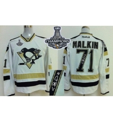 Penguins #71 Evgeni Malkin White 2014 Stadium Series Autographed 2017 Stanley Cup Finals Champions Stitched NHL Jersey Penguins #71 Evgeni Malkin White 2014 Stadium Series Autographed 2017 Stanley Cup Finals Champions Stitched NHL Jersey